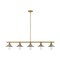 Z-Lite Casa 5 Light Island/Billiard, Factory Brass & Brushed Nickel 613-5L-FB+BN - alternate 3